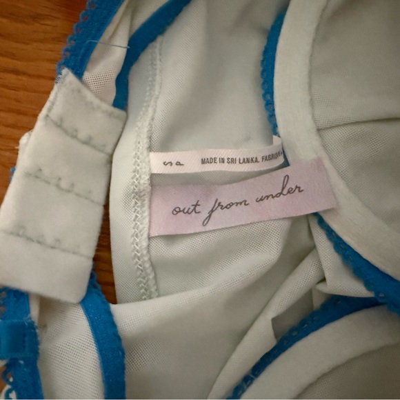 Urban outfitters out from under mesh balconnette tank top, aqua blue size S - Picture 5 of 5